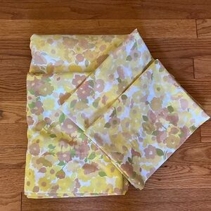 VTG Wamsutta Floral Twin Sheet Set